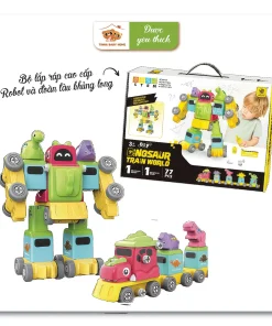 Bộ lắp ráp robot và đoàn tàu