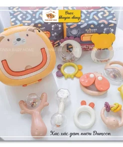 Bộ xúc xắc gặm nướu Dumoon