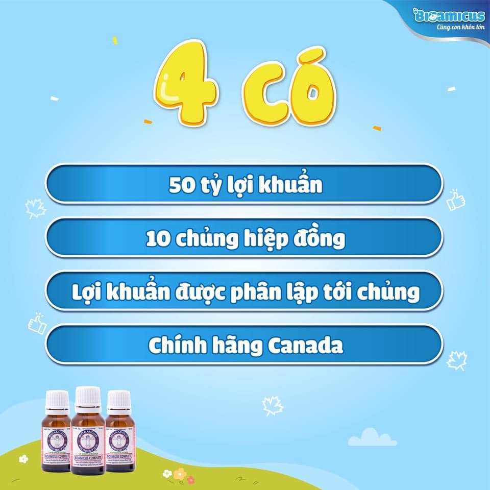 Men 10 chủng Bioamicus - Ảnh 5