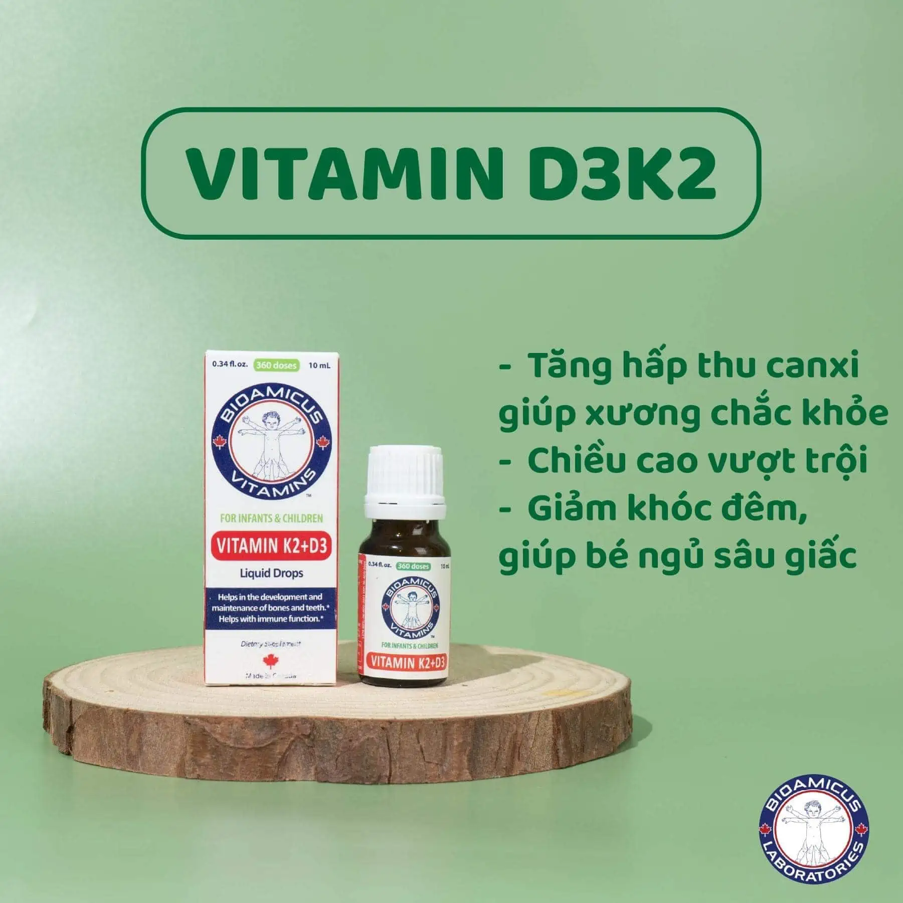 Vitamin K2D3 Bioamicus - Ảnh 2