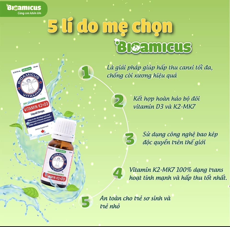 Vitamin K2D3 Bioamicus - Ảnh 4