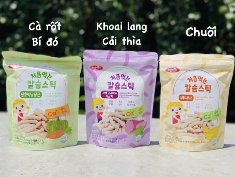 Bánh gạo que Bebest bổ sung canxi - Ảnh 2
