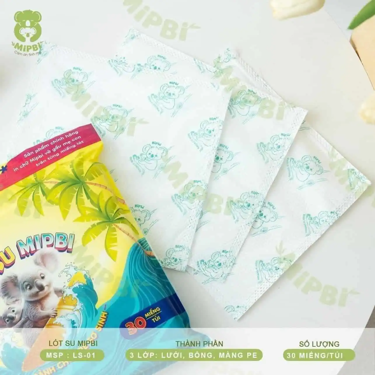 Lót phân su Mipbi - Ảnh 2
