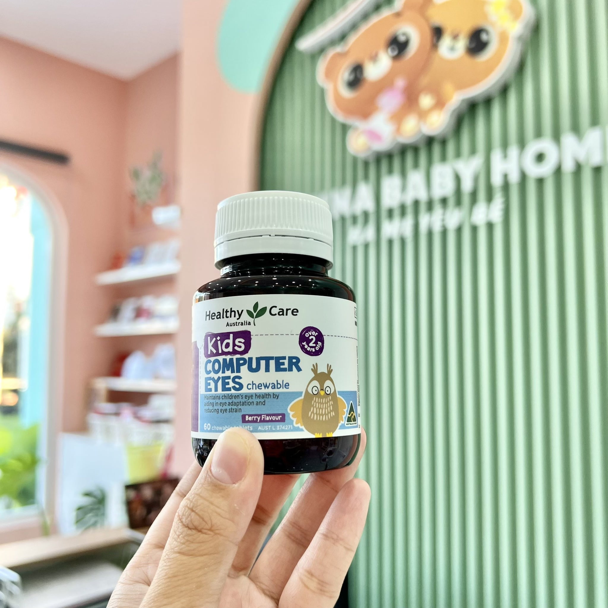 Viên uống bổ mắt cho bé Healthy Care Kids Computer Eyes - Ảnh 3