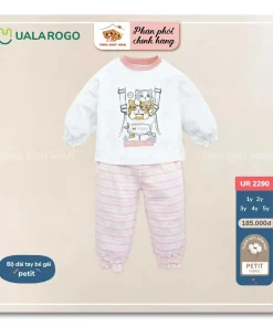 Bộ Dài Tay Bồng Cho Bé Gái UR 2290