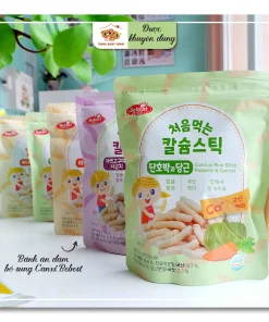 Bánh gạo que Bebest bổ sung canxi
