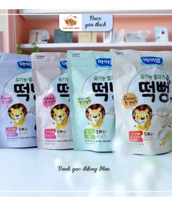 Bánh gạo hưu cơ ildong Hàn Quốc