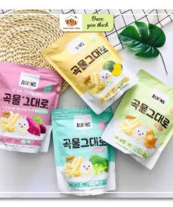Bánh gạo hữu cơ ăn dặm Alvins Hàn Quốc