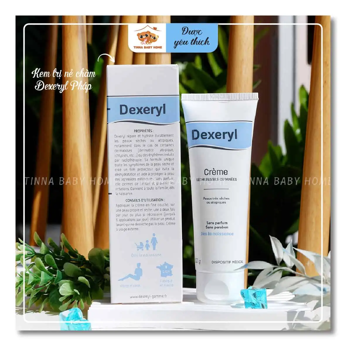 Kem dưỡng da chống nẻ Dexeryl 50g (Pháp)