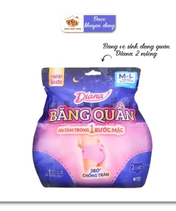 Băng vệ sinh dạng quần Diana - 2 miếng