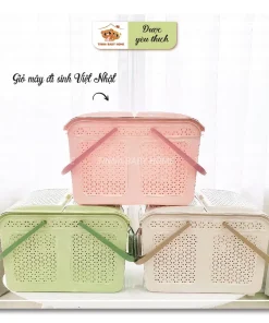 Giỏ mây đi sinh Việt Nhật