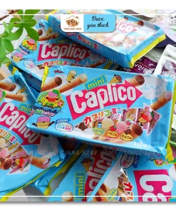 Bánh ốc quế nhân kem Caplico