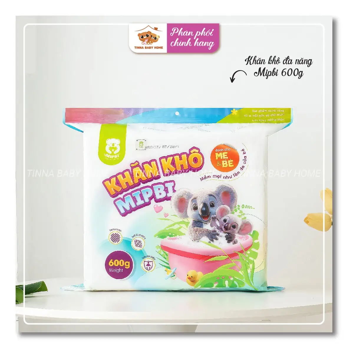 Khăn khô đa năng Mipbi 600g