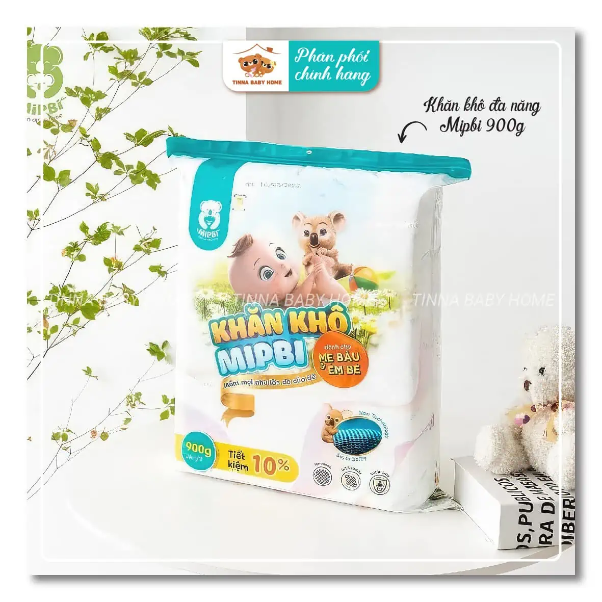 Khăn khô đa năng Mipbi 900g