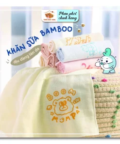 Khăn sữa bamboo Mompa