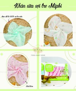 Khăn sữa sợi tre Mipbi