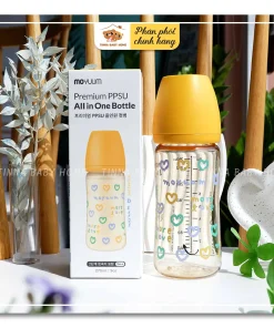 Bình sữa Moyuum tim vàng - 270ml