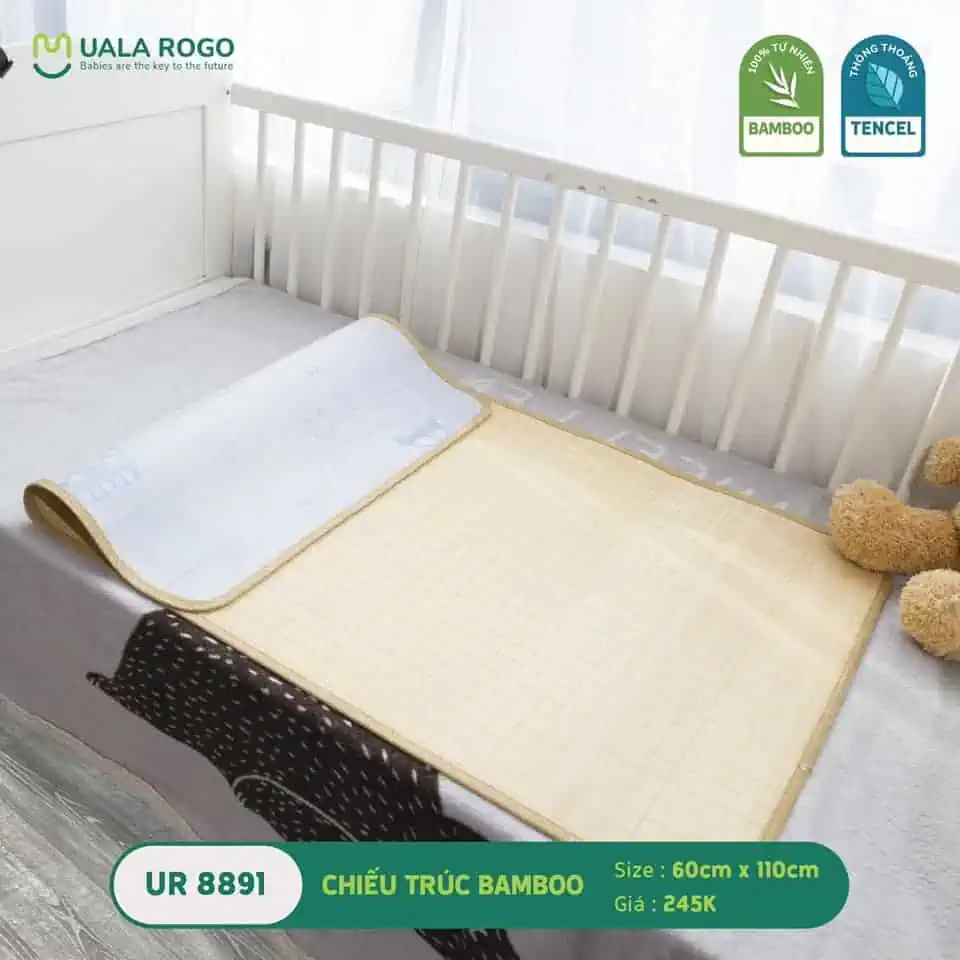 Chiếu trúc bamboo 60x110cm Ualarogo - Ảnh 3