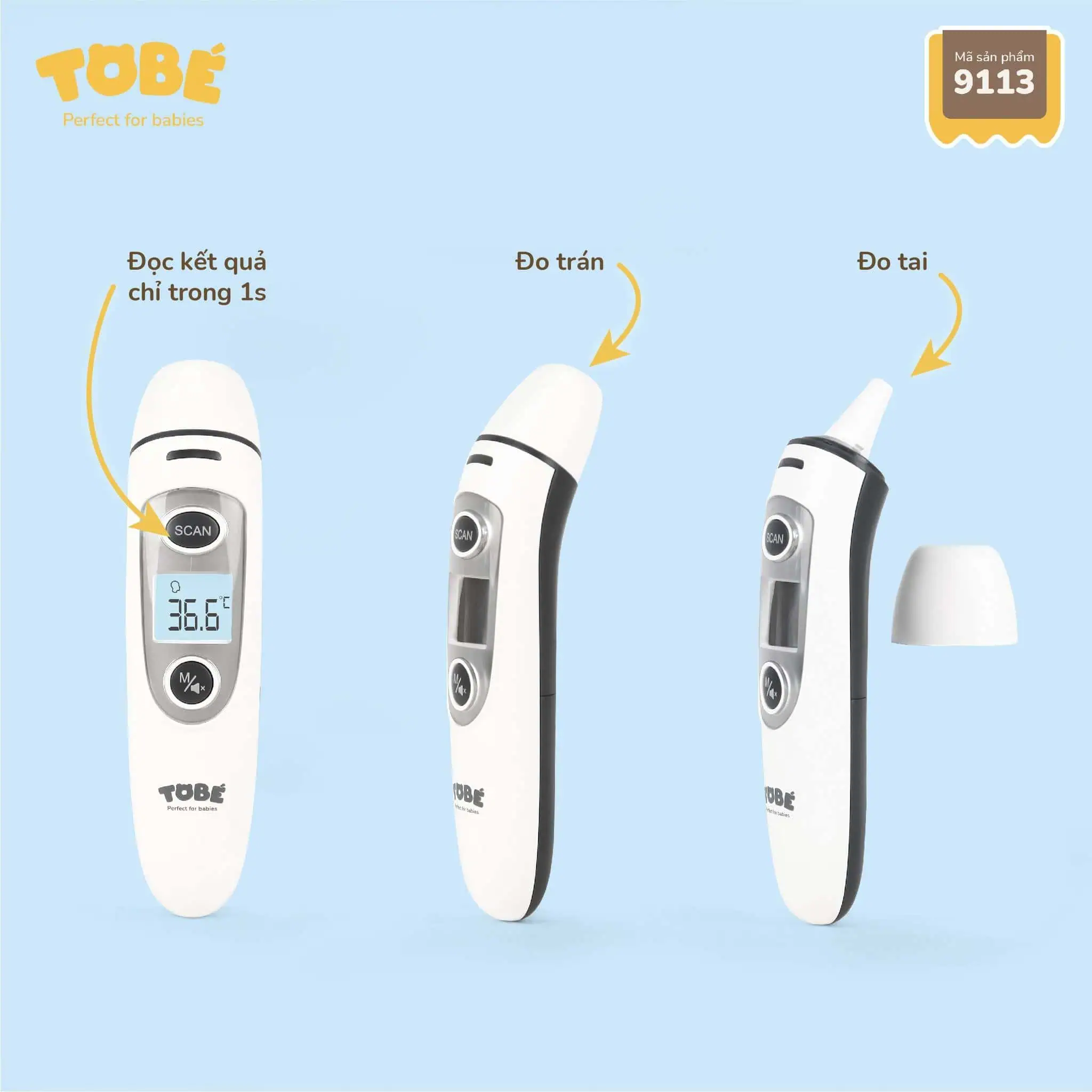 Nhiệt Kế Hồng Ngoại Prime - Tobe - Ảnh 7