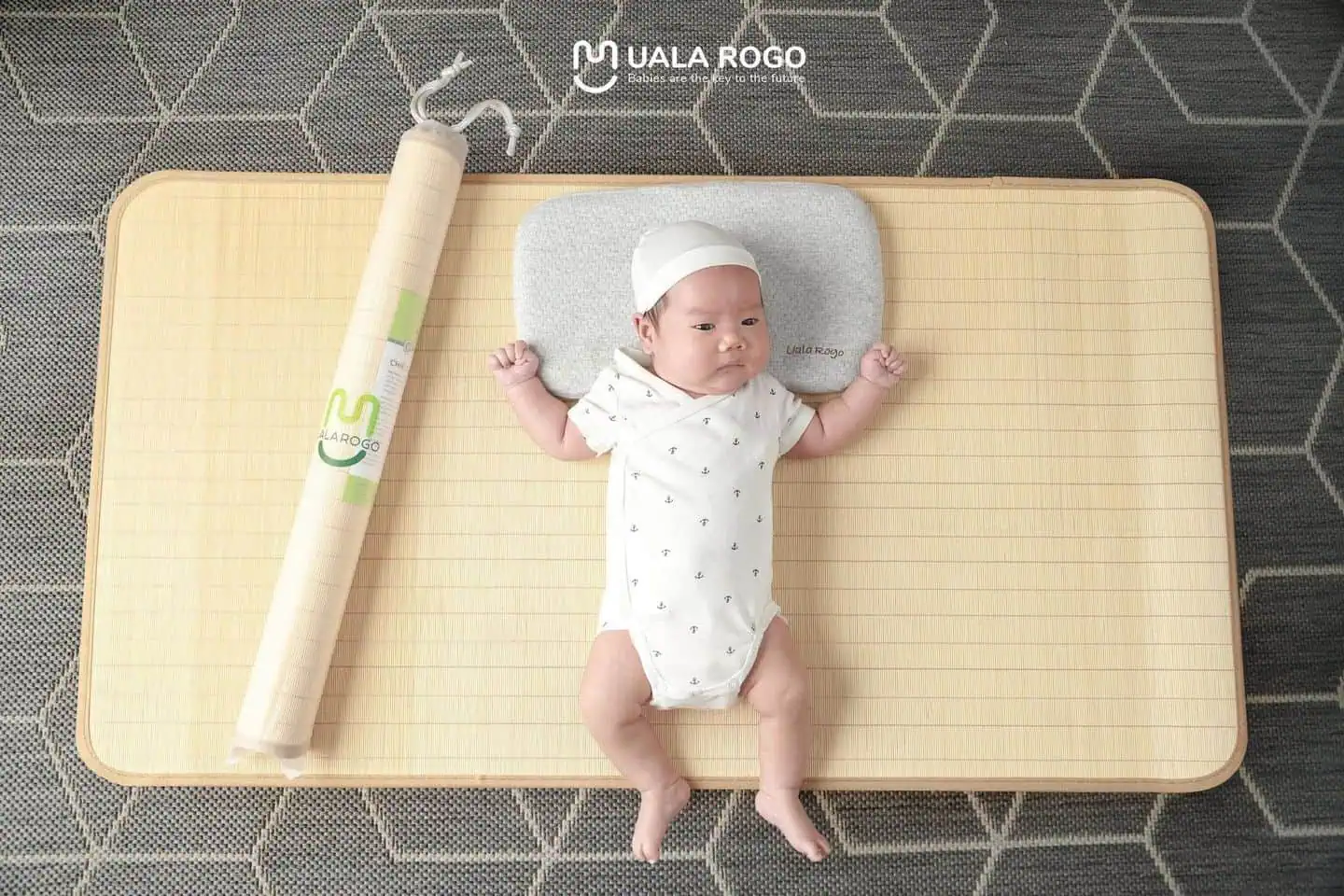 Chiếu trúc bamboo 60x110cm Ualarogo - Ảnh 2