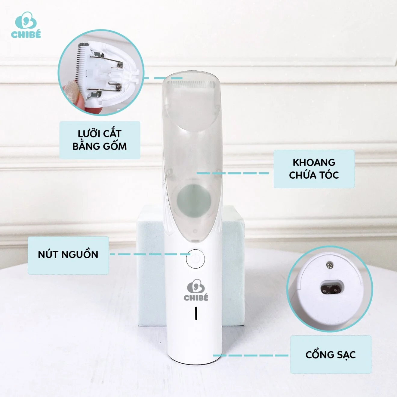 Tông đơ hút tóc Chibe - Ảnh 4