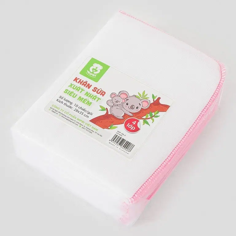 Khăn sữa xuất nhật siêu mềm Mipbi - Ảnh 4