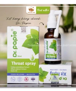 Xịt họng húng chanh Dr.Papie