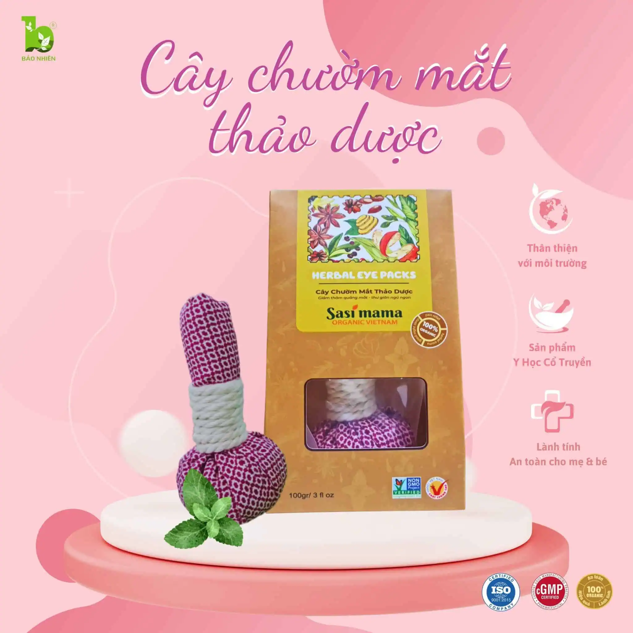 Cây chườm mắt thảo dược Bảo Nhiên - Ảnh 4