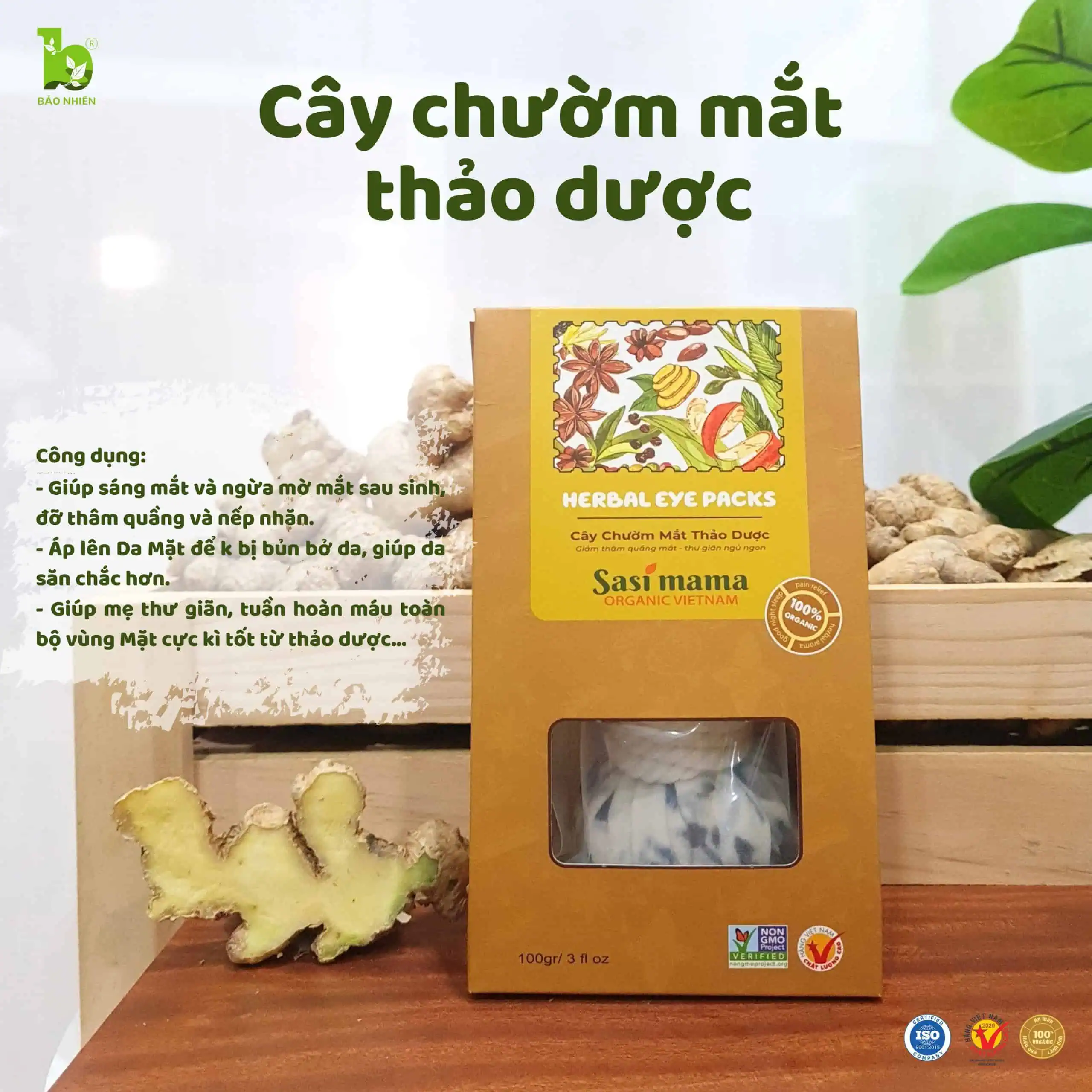 Cây chườm mắt thảo dược Bảo Nhiên - Ảnh 5