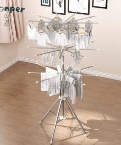 Cây sào phơi inox Honper gấp gọn 60 kẹp