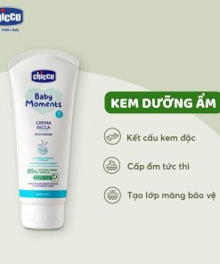 Kem dưỡng ẩm Omega và Vitamin E Chicco cho bé