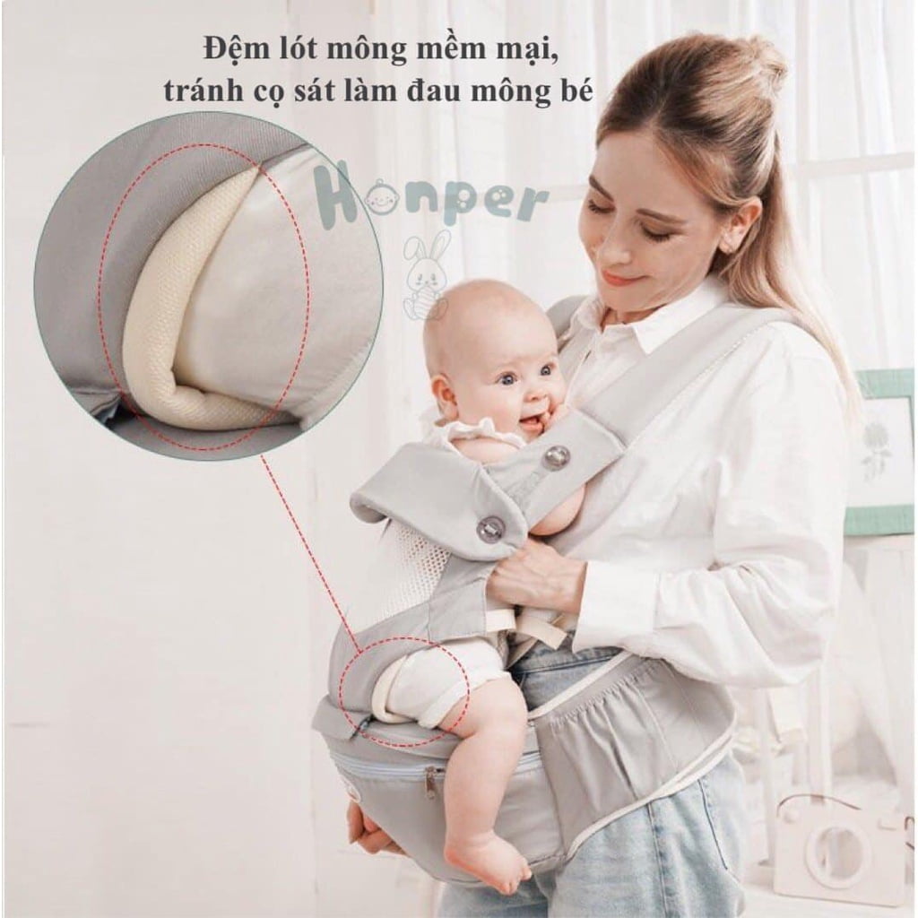 Địu 9 tư thế cho bé Honper - Ảnh 2