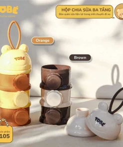 Hộp Chia Sữa 3 Tầng Ricard - Tobe