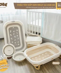 Chậu tắm gấp gọn Melly - Tobe