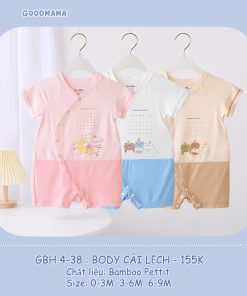 Body cài lệch Bamboo Petit Goodmama