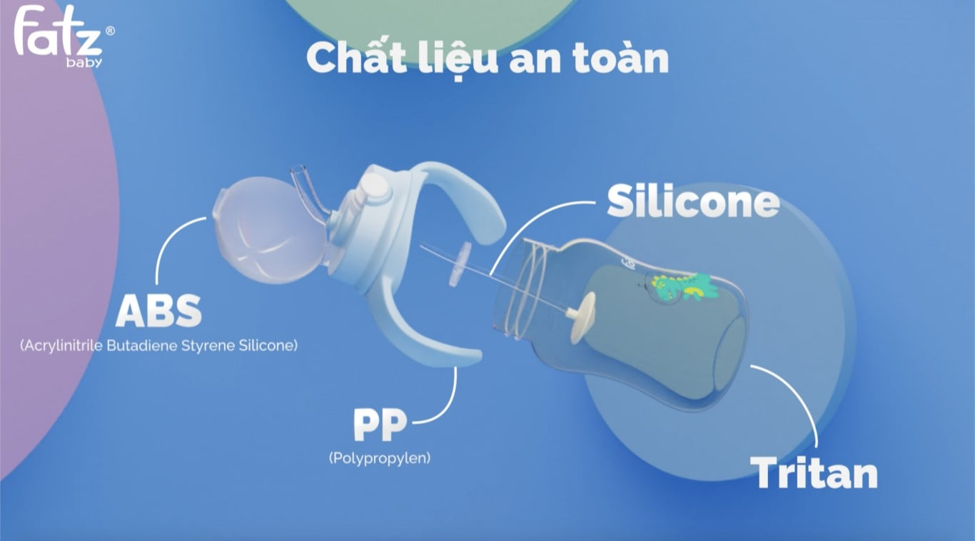 Bình tritan bật hút 2 tay cầm với phao 360 độ - Ảnh 7