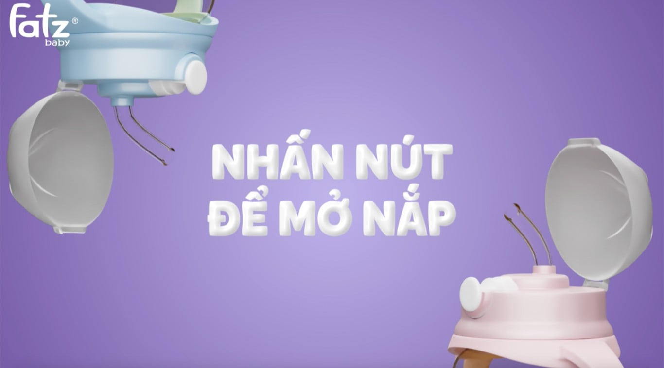 Bình tritan bật hút 2 tay cầm với phao 360 độ - Ảnh 4