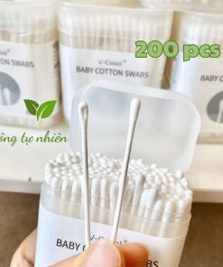 Tăm bông Vcoool 2 đầu 200 que