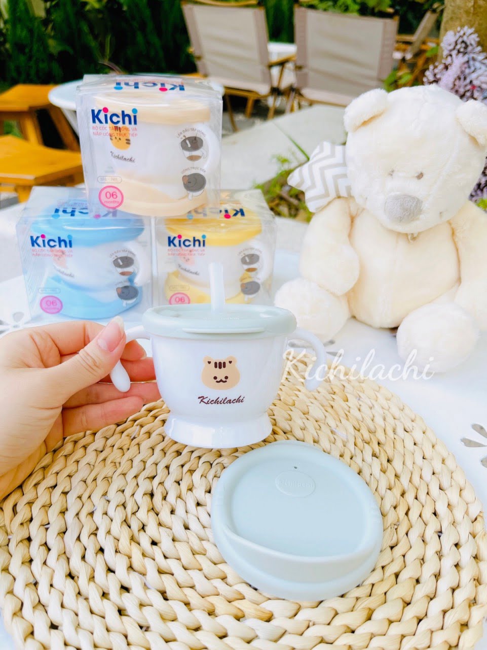 Cốc tập hút 3 giai đoạn Kichi - Ảnh 4