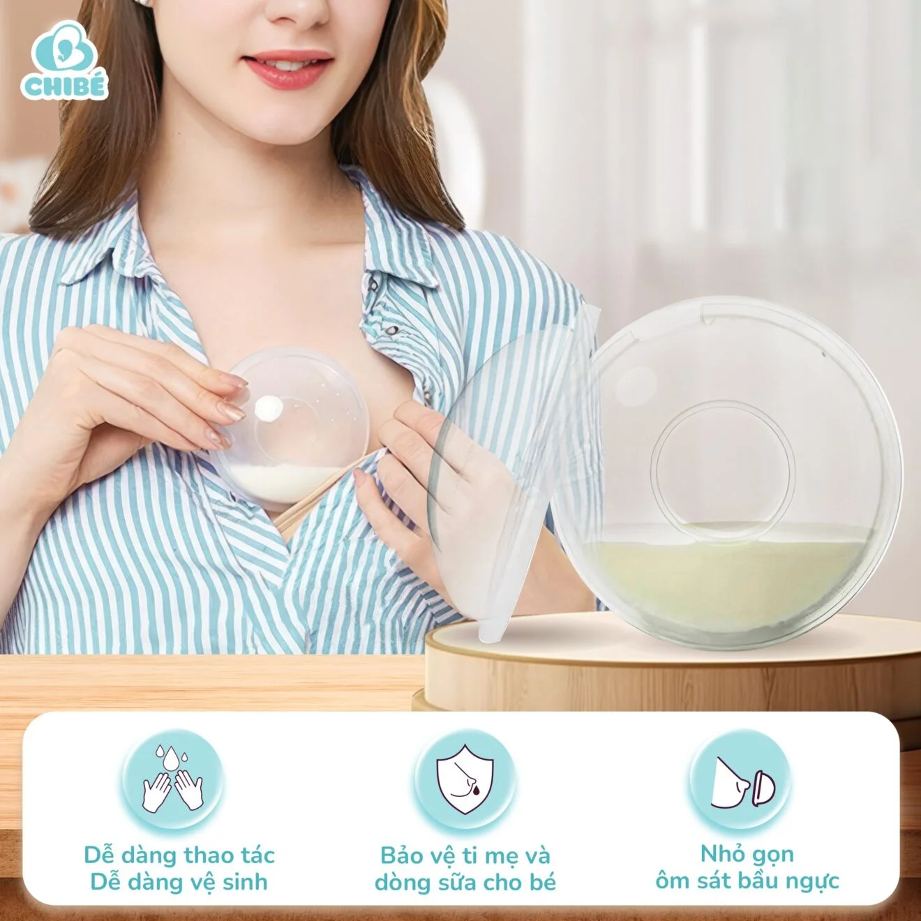 DỤNG CỤ HỨNG SỮA CHIBÉ - Ảnh 2