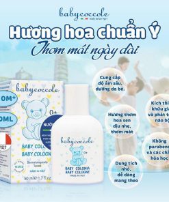 Nước hoa chiết xuất hoa sen Babycoccole 0M+