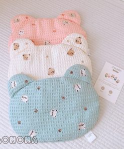 Gối tai gấu vải Waffle Monona