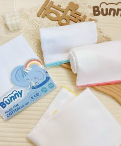 Khăn tắm cho bé thấm hút mềm mịn Bunny 6 lớp