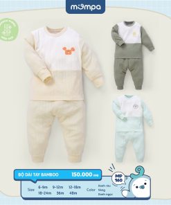 Bộ dài tay Bamboo Mompa