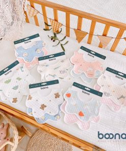 Yếm trần in hình hoa cúc bấm Boona