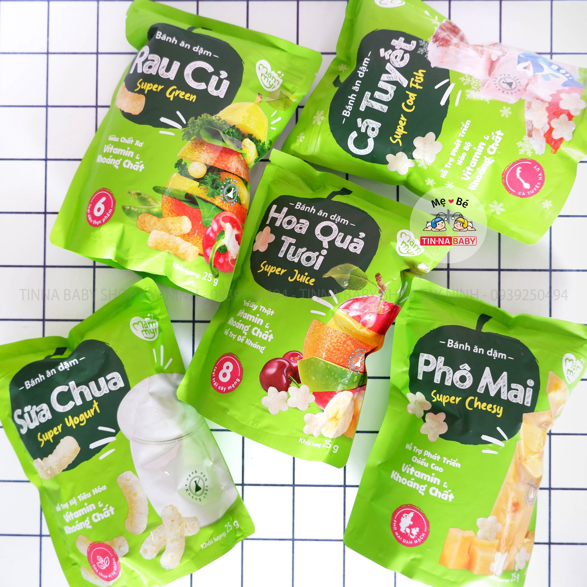 Bánh ăn dặm Mămmy cho bé 6m+