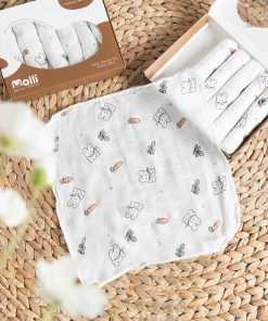 Khăn sữa Molli set 6 cái Bamboo Premium