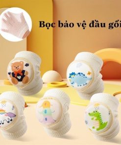 Bọc bảo vệ đầu gối 3D in hình cho bé