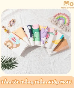 Lót Chống Thấm Molli Kích Thước 50×70 Cm, 4 Lớp Có Vạch Đo Chiều Cao