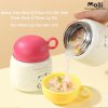 Bình ủ cháo giữ nhiệt 9 lớp Molli  (tặng kèm thìa) - 500ml